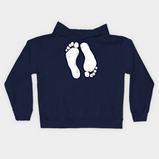 Barefoot Barefeet to save the planet Kids Hoodie